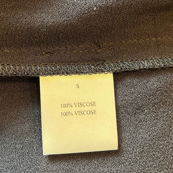 Brochu Walker Chic Navy Button Up Viscose Shirt Dress Knee Length, Size S - Picture 6 of 6